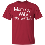 Mama Wife Blessed Life T Shirts V4