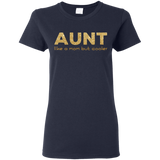 Aunt Like A Mom But Cooler T Shirts