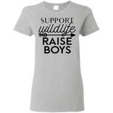Support Wildlife Raise Boys T Shirts V1