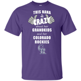 This Nana Is Crazy About Her Grandkids And Her Colorado Rockies T Shirts