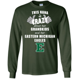 This Nana Is Crazy About Her Grandkids And Her Eastern Michigan Eagles T Shirts