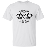 Support Wildlife Raise Boys T Shirts V2