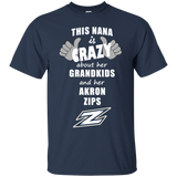 This Nana Is Crazy About Her Grandkids And Her Akron Zips T Shirts