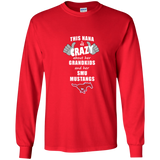 This Nana Is Crazy About Her Grandkids And Her SMU Mustangs T Shirts
