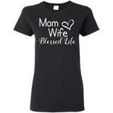 Mama Wife Blessed Life T Shirts V4