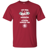 This Nana Is Crazy About Her Grandkids And Her Alabama Crimson Tide T Shirts