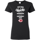 This Nana Is Crazy About Her Grandkids And Her Cincinnati Reds T Shirts