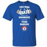 This Nana Is Crazy About Her Grandkids And Her Texas Rangers T Shirts