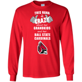 This Nana Is Crazy About Her Grandkids And Her Ball State Cardinals T Shirts