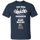 This Nana Is Crazy About Her Grandkids And Her Miami Marlins T Shirts