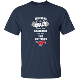 This Nana Is Crazy About Her Grandkids And Her SMU Mustangs T Shirts