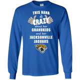 This Nana Is Crazy About Her Grandkids And Her Jacksonville Jaguars T Shirts