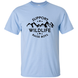 Support Wildlife Raise Boys T Shirts V2