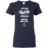 This Nana Is Crazy About Her Grandkids And Her Chicago White Sox T Shirts