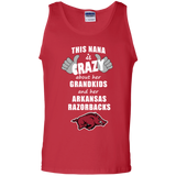 This Nana Is Crazy About Her Grandkids And Her Arkansas Razorbacks T Shirts