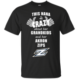 This Nana Is Crazy About Her Grandkids And Her Akron Zips T Shirts