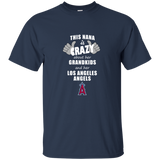 This Nana Is Crazy About Her Grandkids And Her Los Angeles Angels T Shirts