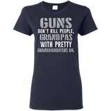 Gun Don't Kill People T Shirts V4