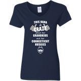 This Nana Is Crazy About Her Grandkids And Her Connecticut Huskies T Shirts