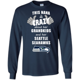 This Nana Is Crazy About Her Grandkids And Her Seattle Seahawks T Shirts