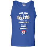 This Nana Is Crazy About Her Grandkids And Her Texas Rangers T Shirts