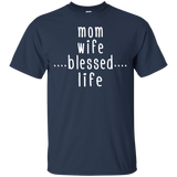 Mama Wife Blessed Life T Shirts V3