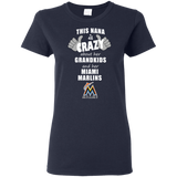 This Nana Is Crazy About Her Grandkids And Her Miami Marlins T Shirts