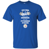 This Nana Is Crazy About Her Grandkids And Her Pittsburgh Steelers T Shirts