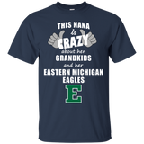 This Nana Is Crazy About Her Grandkids And Her Eastern Michigan Eagles T Shirts