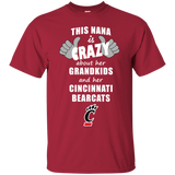 This Nana Is Crazy About Her Grandkids And Her Cincinnati Bearcats T Shirts