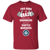 This Nana Is Crazy About Her Grandkids And Her Seattle Mariners T Shirts
