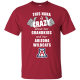 This Nana Is Crazy About Her Grandkids And Her Arizona Wildcats T Shirts