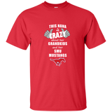 This Nana Is Crazy About Her Grandkids And Her SMU Mustangs T Shirts