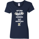 This Nana Is Crazy About Her Grandkids And Her Navy Midshipmen T Shirts