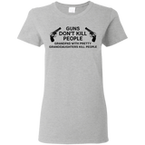 Gun Don't Kill People T Shirts V5