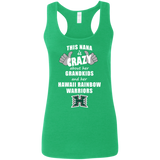 This Nana Is Crazy About Her Grandkids And Her Hawaii Rainbow Warriors T Shirts