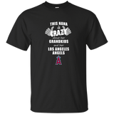This Nana Is Crazy About Her Grandkids And Her Los Angeles Angels T Shirts