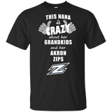 This Nana Is Crazy About Her Grandkids And Her Akron Zips T Shirts