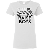 Support Wildlife Raise Boys T Shirts V1