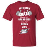 This Nana Is Crazy About Her Grandkids And Her Akron Zips T Shirts