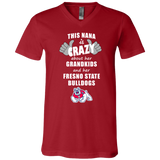 This Nana Is Crazy About Her Grandkids And Her Fresno State Bulldogs T Shirts