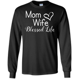 Mama Wife Blessed Life T Shirts V4