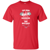 This Nana Is Crazy About Her Grandkids And Her SMU Mustangs T Shirts