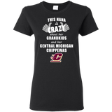 This Nana Is Crazy About Her Grandkids And Her Central Michigan Chippewas T Shirts