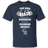 This Nana Is Crazy About Her Grandkids And Her Colorado Rockies T Shirts