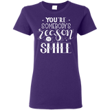 You Are Somebody's Reason To Smile T Shirts V2
