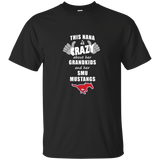 This Nana Is Crazy About Her Grandkids And Her SMU Mustangs T Shirts