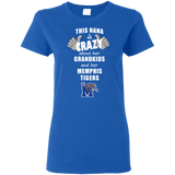 This Nana Is Crazy About Her Grandkids And Her Memphis Tigers T Shirts
