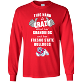 This Nana Is Crazy About Her Grandkids And Her Fresno State Bulldogs T Shirts