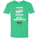 This Nana Is Crazy About Her Grandkids And Her Marshall Thundering Herd T Shirts